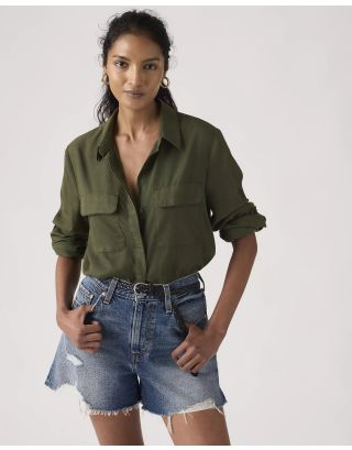 LEVIS ELAINE UTILITY SHIRT 005NJ-0009 DEEP DEPTHS