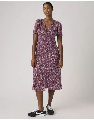 LEVIS PAOLA SS CREPE MIDI DRESS 005IA-0002 CONNIE DITSY