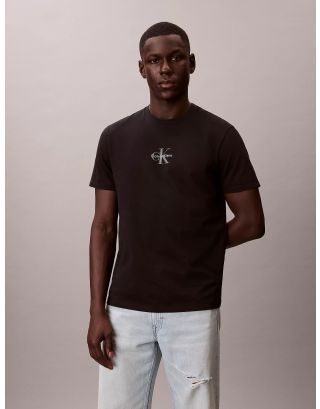 CALVIN KLEIN SS 30S MICRO MONOLOGO TEE LV04RB866G BLACALVIN KLEIN