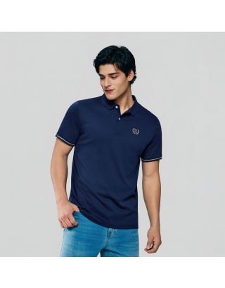 GIORDANO LIQUID TOUCH POLO 01016285 NEW NAVY BLUE 27