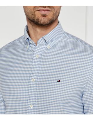 TOMMY HILFIGER GINGHAM SHIRT MW0MW36395 CLOUD BLUE CHECK