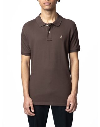 POLO ESSENTIAL PIQUE SS GOLFER 0070517 CHOCOLATE