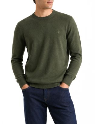 POLO ESSENTIAL CTN CREW LS KNITWEAR 0070762 FATIGUE