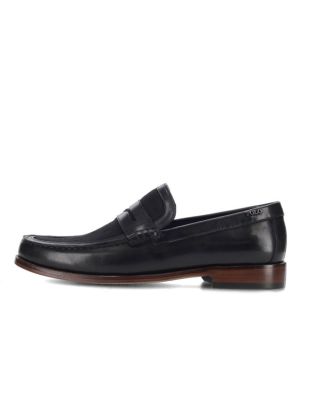 POLO JACQUARD MONOGRAM PENNY LOAFER 0072438 BLACK