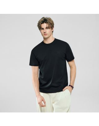 GIORDANO LIQUID TOUCH SS TEE 01026802 SIGNATURE BLACK 09