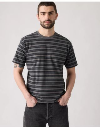 LEVIS RED TAB VINTAGE TEE A0637-0191 OVERDYE STRIPE