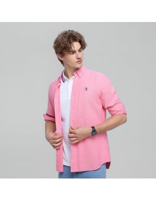 GIORDANO LION LS SHIRT 01046083 RED 80