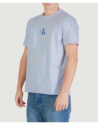 CALVIN KLEIN SS 30S MICRO MONOLOGO TEE LV04RB866G ESTATE BLUE