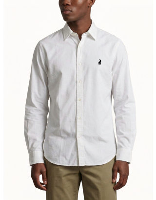 POLO CLASSIC OXFORD LS SHIRT 0070650 WHITE