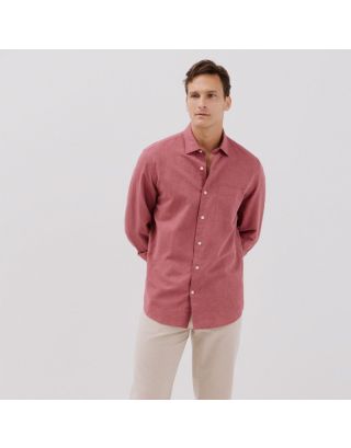 CORTEFIEL LINEN MEN'S SHIRT 2219161 PURPLE