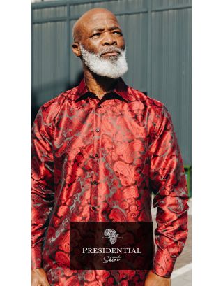 PD DOTTED PAISLEY P25LT27LSHM RED