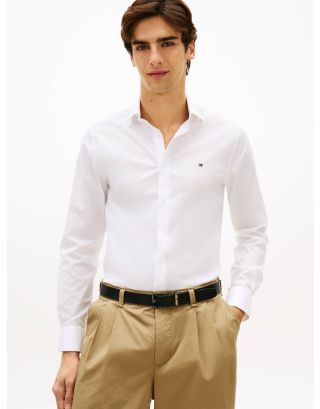 TOMMY HILFIGER NON IRON SHIRT MW0MW43122 WHITE