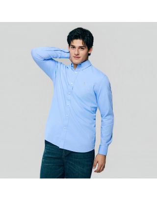 GIORDANO LION LS SHIRT 01046083 SKYSAILBLUE 66