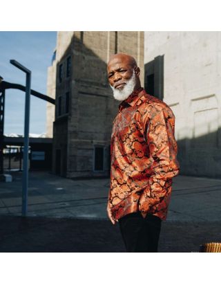 PD DOTTED PAISLEY P25LT24LSHM BURNT