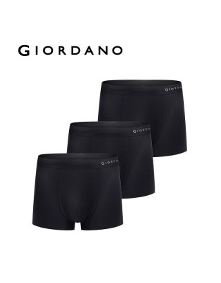 GIORDANO MODAL BOXER 01176021 SIGNBLACK X3 09
