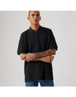 LEVIS ZIP POLO 001EF-0001 MINERAL BLACK