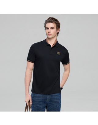 GIORDANO LIQUID TOUCH POLO 01016285 SIGNATURE BLACK 09
