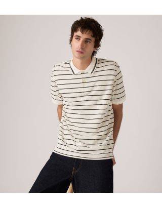 LEVIS ORIGINAL POLO TEDDY STRIPE 005FM-0012 EGRET