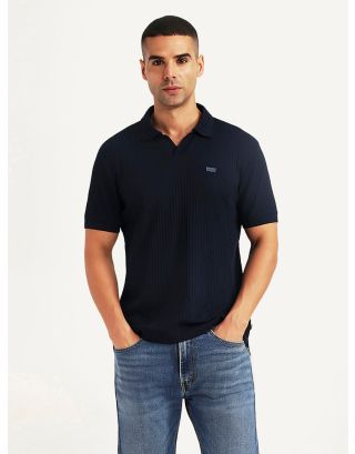LEVIS JOHNNY POLO RIB 005V3-0002 JOHNNY CO NAVY