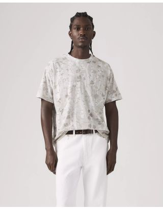 LEVIS BOXY SS TEE 0049F-0015 FALKE BIRCH CAMO SILVERY TON