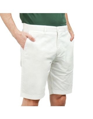 GIORDANO MEN'S HIDDEN COMFORT SLIM BERMUDA SHORTS 01105202 – SIGNATURE WHITE