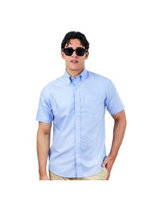 Giordano Wrinkle Free Short Sleeve Shirt – 01045209 Subdued Blue 31