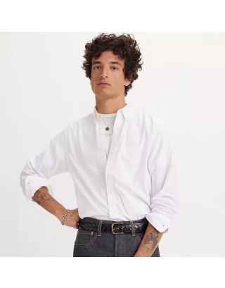 LEVI'S AUTHENTIC BUTTON DOWN SHIRT A7210-0000 WHITE