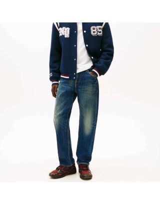 TOMMY HILFIGER MEN'S REGULAR TAPERED JEANS SONNY DM0DM22165 – DENIM DARK