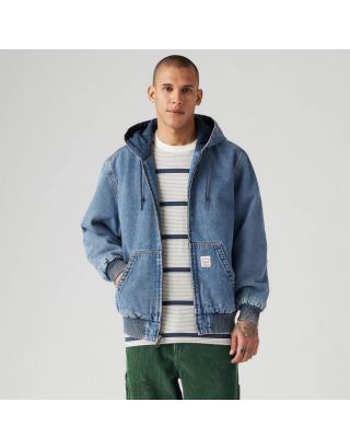 LEVI’S POTRERO DENIM HOODY A3222-0007 GET INVOLVED T - BLUE