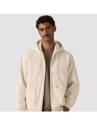 LEVI’S POTRERO DENIM HOODY A3222-0019 MARRIS STRIPE – WHITE