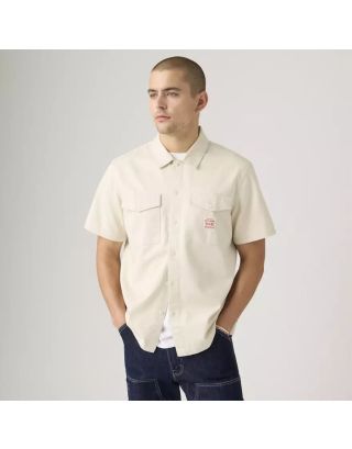 Levi’s® Worker Short Sleeve Men’s Shirt – 003O1-0002 Silver Birch White