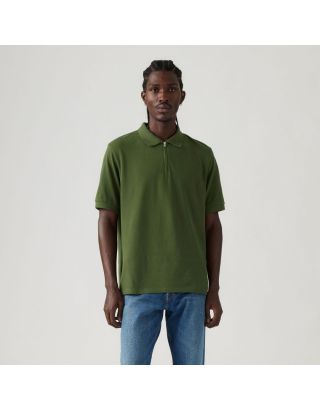 LEVI'S ZIP MEN'S POLO 001EF-0002 KOMBU GREEN