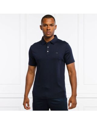 MICHAEL KORS PLAIN SLEEK COTTON MEN’S POLO SHIRT CB95FGVC93 – MIDNIGHT