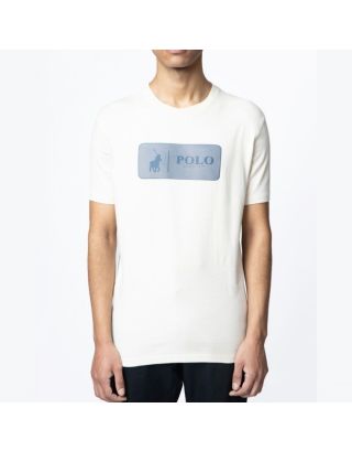 Polo Block Logo Short Sleeved Tee 0070480 White
