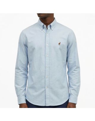 Polo Classic Oxford Long Sleeve Men’s Shirt – 0070649 Light Blue