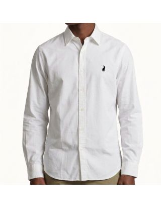 Polo Classic Oxford Long Sleeve Men’s Shirt – 0070650 White