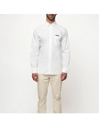 POLO PJC POPLIN LONG SLEEVE MEN’S SHIRT 0062937 – WHITE