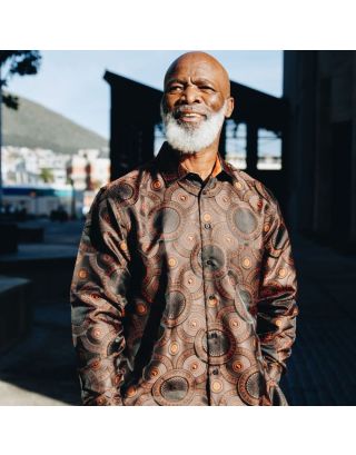 PRESIDENTIAL LARGE AFRICAN CIRCLE P24LT71LSHM BROWN