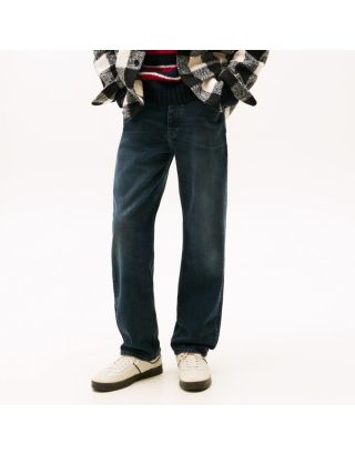 TOMMY HILFIGER MEN'S RELAXED TAPER FIT JEANS ISAAC DM0DM22240 BLUE BLACK