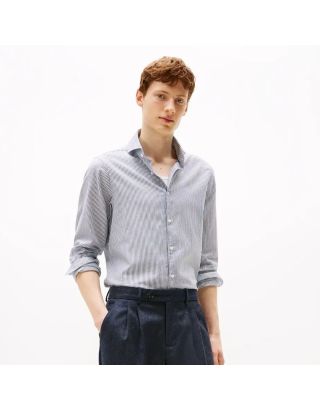 TOMMY HILFIGER DC ROYAL OXFORD ITHACA SHIRT MW0MW39753 NAVY WHITE