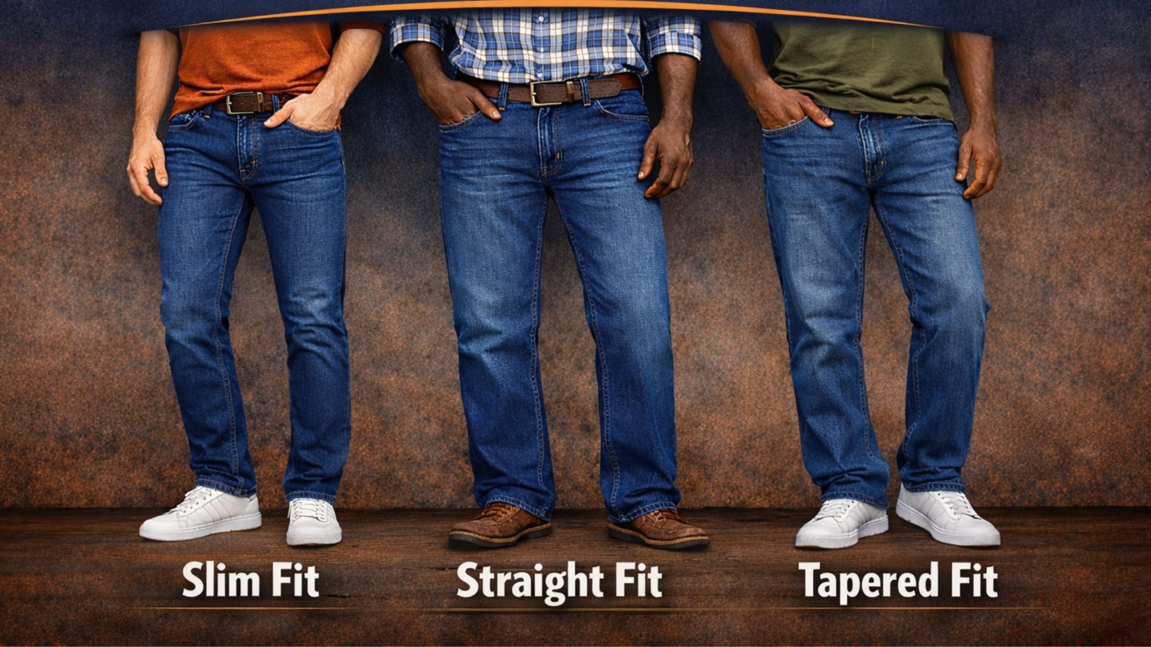How To Choose The Perfect Jeans Fit Slim Vs Straight Vs Tapered